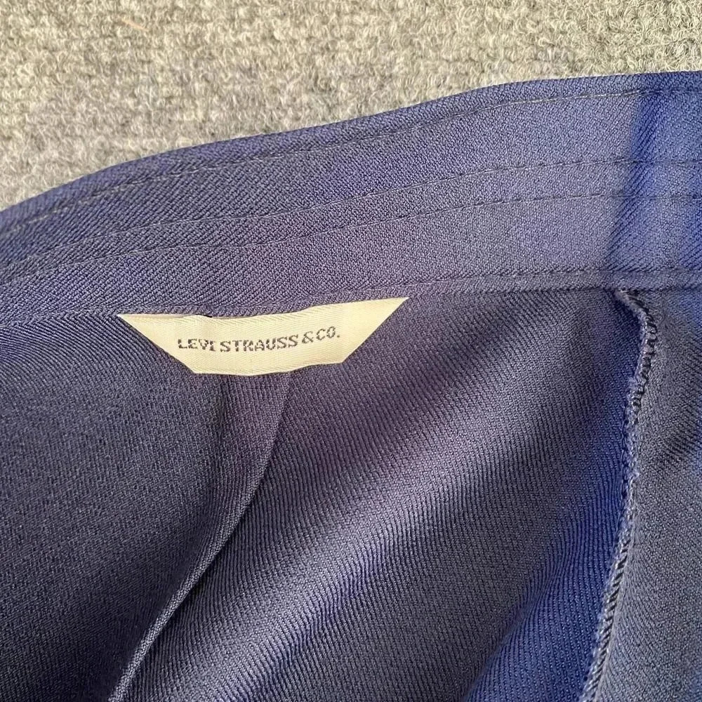 New Vintage-1981 Pants, Levi Strauss & Co., NWT Navy Blue Stretch size 34 - Picture 5 of 10